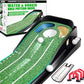 CHAMPKEY Professional Hazard Golf Putting Green Come with Golf Putting Gates and Putting Mirror - Progressive Slope Tech and Noise Reduction Tech Golf Putting Mat