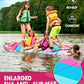 Inflatable Stand Up Paddle Board for Adults with Seam Welded Technology, 10'6''x33''x6'', Durable SUP with Dual-Blade Paddle and Complete Accessories, 390 lbs Capacity, Beginner-Friendly