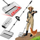 15inch Large Chicken Poop Scooper, 2 Slot Widths (0.16"&0.28"), 39" to 76" Adjustable Stainless Steel Handle, Sifting Litter Shovel for Chicken Coop/Stables/Farm Cleaning(with Effortless Grip)