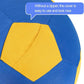 Herding Ball for Dogs Horse Ball & Cover 25" for Horses Large with Hand Pump for Play, Blue and Yellow