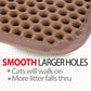iPrimio Large Cat Litter Trapper Mat w/ Urine/Waterproof Layer - Larger Holes w/ Urine Puppy Pad Option - Cat Litter Mat, Light and Soft (Brown Color)