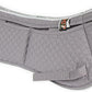 ECP Equine Comfort Products Adjustable Shock Absorbing Memory Foam Half Saddle Pad, Injury Prevention & Pressure Relief, Customizable Fit, Breathable for All Riding Styles