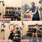 Valor Fitness BD-62 Wall Mounted Cable Machine with Adjustable Dual Pulley System Functional Home Gym Workout Equipment