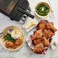 T-fal Deep Fryer with Basket, Electrics Stainless Steel 3.5 Liter Oil Capacity, 2.6 Pound Food Capacity 1800 Watts Easy Clean, Temp Control, Digital Timer, Oil Filtration, Dishwasher Safe Parts Silver
