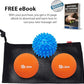 Massage Ball Set - Spiky & Lacrosse Ball - Massage Ball Therapy for Plantar Fasciitis & Pain Relief - Deep Tissue Trigger Point Myofascial Release Ball for Back, Foot, Shoulder & Neck Pain