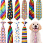 PET SHOW 10 Pack Pride Month Dog Ties Neckties for Large Medium Dogs Rainbow Neck Ties Bowties Girl Boy Pets LGBT Costumes Dog Adjustable Holiday Grooming Accessories Wedding Party Gift Favor