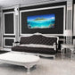 Tropical Island Coral Reef Landscape Canvas Wall Art for Living Room,Unique View Split Waterline Scenery,Beautiful Nature Summer Travel Scenic Picture Print Artwork Painting Decor,Inner Frame 30x60