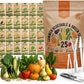 Organo Republic 25 Summer Vegetable Garden Seed Variety Pack - 6,510+ Non-GMO Heirloom Veggie & Greens Seeds for Outdoors & Indoor Home Garden, Including Collards, Pepper, Okra, Onion, Bean, Cucumber
