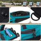 SUNYA Archery Hip Quiver for Arrows. Includes 3 Tubes Arrow Holder, Accessories Pockets and Waist Belt. Fit for Compound and Recurve Bow Practice.