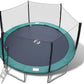 Happy Trampoline Round Trampolines 14 FT, 15 FT, 16 FT - ASTM Approved - Outdoor Gymnastic Trampolines for Adults and Kids with Net Enclosure