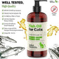 Deley Naturals Wild Caught Fish Oil for Cats with 2X Omega - Cat Fish Oil with Highest EPA & DHA Potency - Omega 3 for Cats for Shedding, Skin, Coat, Joints, Heart and Immune System - Made in The USA