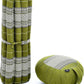 Leewadee Meditation Cushion Set – 1 Round Zafu Meditation Pillow and 1 Square Roll-Up Zabuton Meditation Mat, Pillows Bundle Filled with Kapok