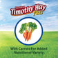 Kaytee Timothy Hay Plus Carrots for Pet Guinea Pigs, Rabbits & Other Small Animals, 24 oz (Pack of 2)