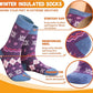 3 Pairs Warm Thermal Socks for Women & Men Winter Ski Thick Boot Insulated Socks for Cold Weather
