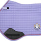 T TEKE Close Contact Saddle Pads,100% Cotton English Saddle Pads for Horses with Moisture-Wicking and Breathable Lining