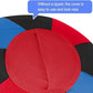 Herding Ball for Dogs Horse Ball& Cover 25" for Horses Large with Hand Pump for Play, Red and Blue and Black