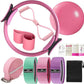 Pilates Set – Home Pilates Equipment for Women Kit with Magic Circle Pilates Ring and Ball Set, Resistance Bands & Massage Balls & Exercise Bands for Toning，Flexibility & Core Strength