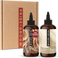 Pride and Groom The Non Shedder Box Set – Dog Shampoo & Conditioner with All Natural Blend of Essential Oils & Ingredients to Heal and Nourish for Long Lasting Shine & Manageability – 32oz