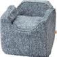 Snoozer Dog Car Seat: Lookout I Dog Booster Car Seat for Dogs Small 5-15 lbs, Size: Small, Fabric: Palmer Indigo, Pet Booster to Alleviate Motion Sickness for Dogs, Removable Machine Washable Cover