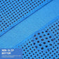 Eunzel Yoga Towel,Hot Yoga Mat Towel with Grip Dots Sweat Absorbent Non-Slip for Hot Yoga, Pilates and Workout 24" x72", Blue