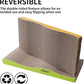Cat Scratching Board, Corrugate Cat Scratcher for Indoor Cats with Catnip, Cat Scratch Pad with Scratch Textures Design, Cardboard Cat Scratcher with Double-Sided Usability