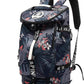 Kalesi Floral Gym Duffle Bag Backpack 4 ways for Women Waterproof with Shoes Compartment for travel Sport Hiking laptop Lightweight