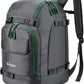 Unigear Ski Boot Bag Backpack for Helmet 50L/70L, Goggles, Gloves, Skis, Snowboard & Accessories (Gray)