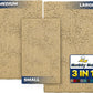 Muddy Mat® Pack of 3 Highly Absorbent Microfiber Dog Door Mat and Pet Rug, Non Slip Thick Washable Area Mat Soft Chenille for Kitchen Bathroom Bedroom and Outdoor - Beige Small, Medium & Large