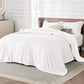 Bedsure Fleece Blanket California King White - Lightweight Plush Fuzzy Cozy Soft Bed Blankets, 102x96 inches