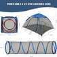 Outdoor Cat Enclosure -Portable Pet Playpen for Outside with Cat Tunnel, Cube Combo,Pet Cage for Cats, Kittens, Dogs and Small Animals