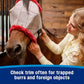 Farnam SuperMask II Fly Mask Without Ears for Smaller Horses or Arabian Horses,Full Face Coverage & Eye Protection from Insect Pests, Structured Classic Mesh with Plush Trim,Small Horse/Arabian Size