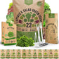 Organo Republic 22 Lettuce & Salad Greens Seeds Variety Pack 24,700+ Non-GMO Heirloom Lettuce Seeds for Indoor & Outdoor Garden, Hydroponics, Aerogarden - Arugula, Kale, Spinach, Swiss Chard, Lettuce