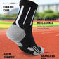 Compression Sport Running Socks: Athletic Crew Socks for Men Women Cycling Hiking Basketball Work,3 Pairs