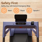 Treadmills for Home, 4-in-1 Foldable Treadmill with Incline, 300 LBS Capacity Running Treadmills for Home Small Spaces with Handles, 3.0 HP Folding Treadmill with Smart APP