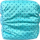 WOWOWMEOW Guinea Pigs Bed,Hamster Bed,Small Animals Warm Hanging Cage Cave Bed (M, Dot- Blue)