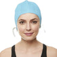 Beemo Swim Cap Women Chin Strap Bubble Crepe Latex Long Short Hair Swimming Caps