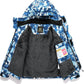 Keevoom Boys Winter Coat Ski Jacket Windproof Kids Snowboard Warm Fleece Snow Coat Waterproof Outdoor Hooded Ski Coats