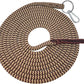 22' Long Line with SS O Ring and Carabiner (Burgundy Beige)