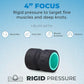 Chirp Wheel Foam Roller - Targeted Back & Neck Pain Relief, Muscle Massage, Trigger Point Therapy, High-Density Foam Tool for Physical Therapy, Stretching & Exercise, 500lbs Capacity, 4 Inch Mint