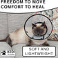 Soft Cone for Cats and Small Dogs - After Surgery Recovery Cat Cones with - Adjustable Non-Irritating Post Operative Comfortable Protective - Cat Cone Collar Soft to Stop Licking