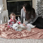 Bedsure Fleece Throw Blanket Dusty Pink - 300GSM Blankets for Couch, Sofa, Bed, Soft Lightweight Plush Cozy Throws for Toddlers, 50x60 inches