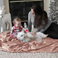 Bedsure Fleece Blanket Twin Size Dusty Pink - 300GSM Lightweight Plush Fuzzy Cozy Soft Warm Blanket for Bed, Sofa, Couch, Travel, Camping, 60x80 inches