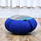 Leewadee Meditation Cushion Set – 1 Round Zafu Meditation Pillow and 1 Square Roll-Up Zabuton Meditation Mat, Pillows Bundle Filled with Kapok