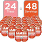 IAMS Perfect Portions Healthy Adult Grain Free Wet Cat Food Pate, Salmon Recipe, 2.6 oz. Easy Peel Twin-Pack Trays (24 Count, 48 Servings)