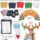 Gutter Games 12 Games of Christmas - 12 Hilarious Holiday Activities [Family Party Games Pack for Kids, Teens & Adults] - by Beat That! Game - Multicolor