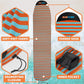 SUN CUBE Surfboard Sock Cover, Protective Surf Bag for Surfing Board, Light Stretchy Surfbag Sleeve for Longboard, Hybrid (8'6'', Black White)