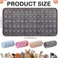 Reginary 4 Pcs Waterproof Guinea Pig Blankets Washable Small Animal Fleece Bedding Absorbent Guinea Pig Cage Liners Reusable Pet Pee Pad Sleep Mat for Hamster Ferret(Star Pattern,24 x 47 Inch)