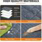 Back Seat Extender for Dog,Waterproof Hard Bottom Dog Car Seat Cover for Back Seat Protector,Foldable Camping Pet Hammock Bed,Easy Clean Travelling Accessories Car SUV Truck (Gray)