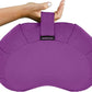 Retrospec Sedona Zafu Meditation Cushion Filled w/Buckwheat Hulls - Yoga Pillow for Meditation Practices - Machine Washable 100% Cotton Cover & Durable Carry Handle Round & Crescent, 1 Ct (Pack of 1)