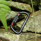 FresKaro 3inch 12kN-2698lbs Auto Locking Carabiner Clips, Solid D Shape, Heavy Duty 7075 Aluminum, Lightweight 1.09oz, Rust Proof, for Hammock, Hiking, Dog Leash, Keychain etc., Multi-Colors